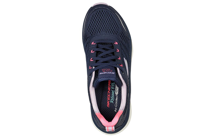 Lookbook (W) Skechers D'Lux Walker-Infinite Motion 'Biru Ungu' 149023-NVHP