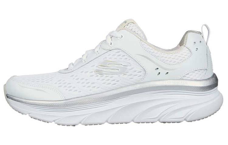 (Women) Skechers D'Lux Walker-Infinite Motion 'Grey White' 149023-WSL