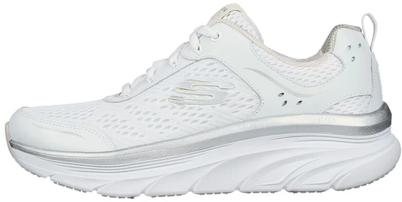 (Women) Skechers D'Lux Walker-Infinite Motion 'Grey White' 149023-WSL Buy (Women) Skechers D'Lux Walker-Infinite Motion 'Grey White' 149023-WSL