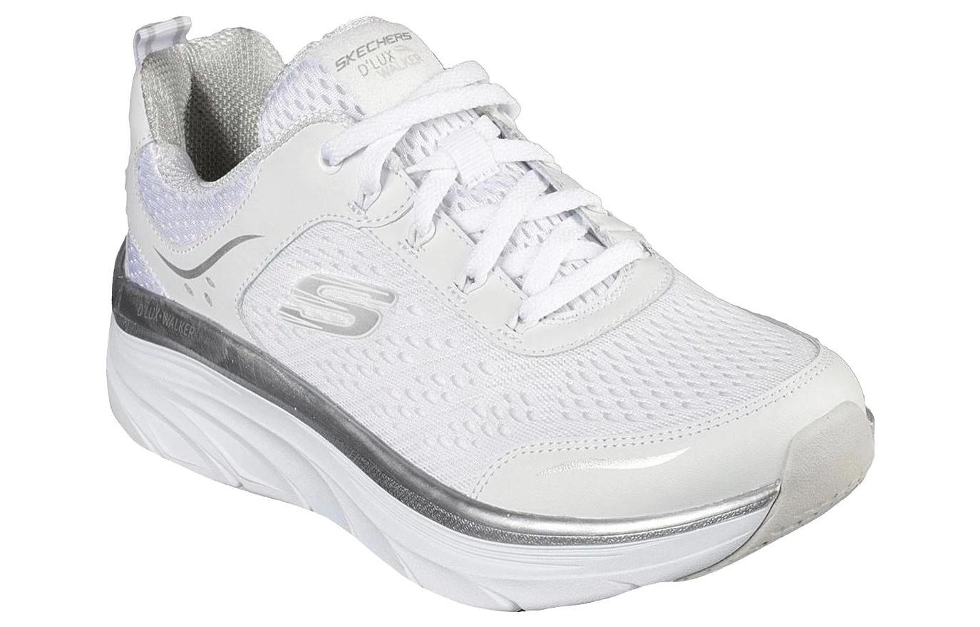 Lookbook (Women) Skechers D'Lux Walker-Infinite Motion 'Grey White' 149023-WSL