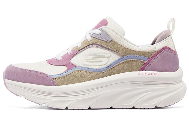 (Women) Skechers D Lux Walker-New Moment 'White Pink' 149357-WPR