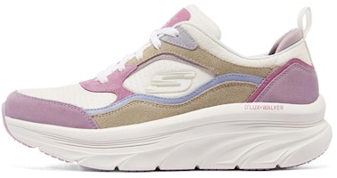 (Women) Skechers D Lux Walker-New Moment 'White Pink' 149357-WPR (Women) Skechers D Lux Walker-New Moment 'White Pink' 149357-WPR