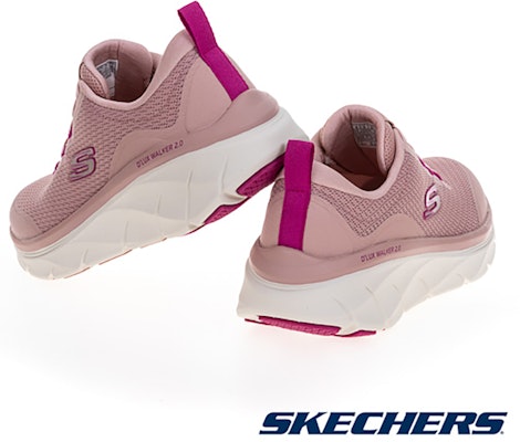 (Women) SKECHERS D'LUX WALKER 2.0 Casual Shoes - Pink Powder 150095ROS Sizing (Women) SKECHERS D'LUX WALKER 2.0 Casual Shoes - Pink Powder 150095ROS