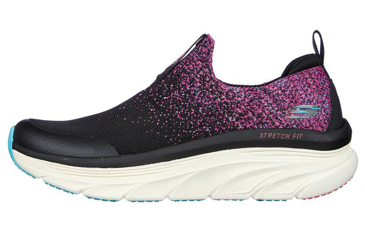 (Women) Skechers D'Lux Walker 'Black Comfort' 149814-BKMT