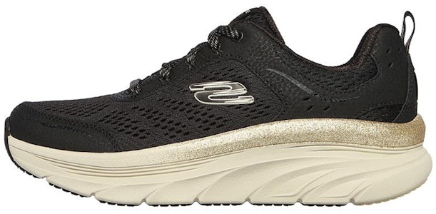 (W) Skechers D'Lux Walker 'Hitam Emas' 149337-BKGD Buy (W) Skechers D'Lux Walker 'Hitam Emas' 149337-BKGD