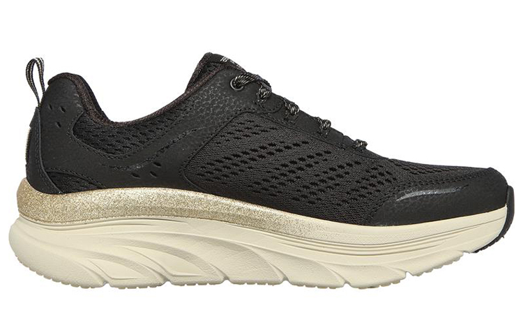 Order (W) (女性用) スケッチャーズ D'Lux Walker 'ブラック ゴールド' 149337-BKGD 149337-BKGD