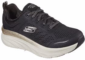 Lookbook Skechers D'Lux Walker 運動休閒鞋 女款 黑金色