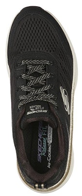 (W) Skechers D'Lux Walker 'Negro Oro' 149337-BKGD Shop (W) Skechers D'Lux Walker 'Negro Oro' 149337-BKGD
