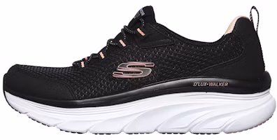 (Women) Skechers D'Lux Walker 'Black Pink' 149004-BKPK (Women) Skechers D'Lux Walker 'Black Pink' 149004-BKPK