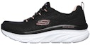 Buy (W) Skechers D'Lux Walker 'Hitam Merah Jambu' 149004-BKPK