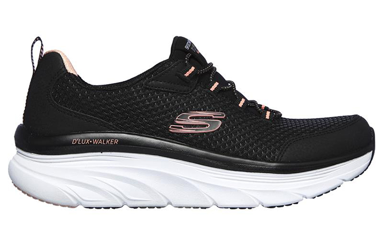Order (Women) Skechers D'Lux Walker 'Black Pink' 149004-BKPK
