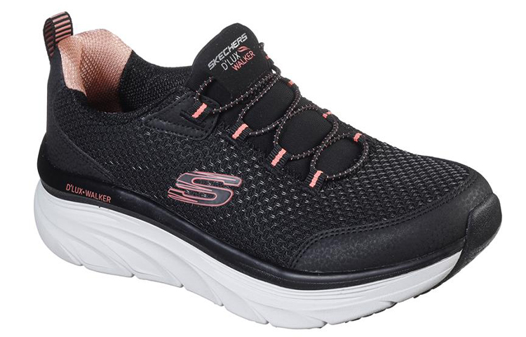 Lookbook (Women) Skechers D'Lux Walker 'Black Pink' 149004-BKPK