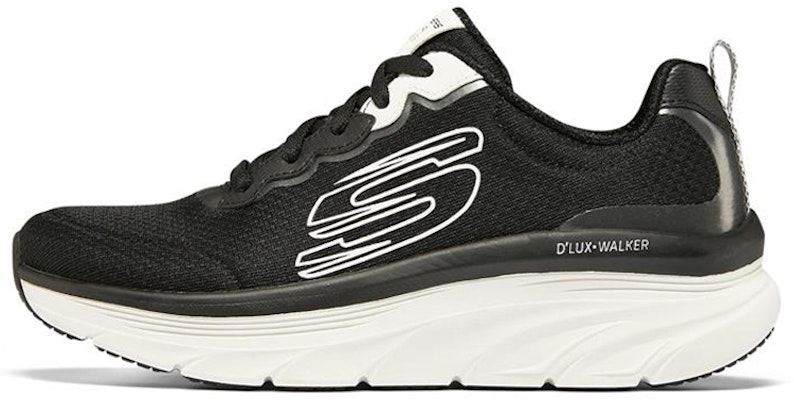 (Women) Skechers D'lux Walker 'Black White' 149319-BKW Buy (Women) Skechers D'lux Walker 'Black White' 149319-BKW