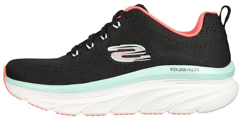 (Women) Skechers D'Lux Walker 'Classic Retro Black Green' 149368-BKMN Buy (Women) Skechers D'Lux Walker 'Classic Retro Black Green' 149368-BKMN