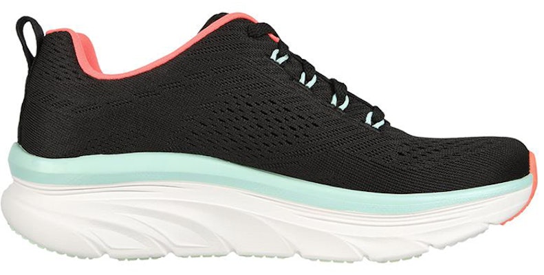 (Women) Skechers D'Lux Walker 'Classic Retro Black Green' 149368-BKMN Order (Women) Skechers D'Lux Walker 'Classic Retro Black Green' 149368-BKMN