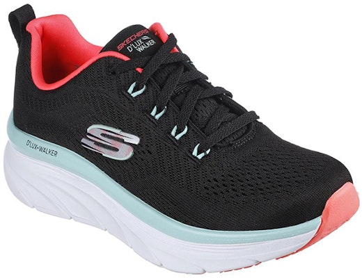 (Women) Skechers D'Lux Walker 'Classic Retro Black Green' 149368-BKMN Lookbook (Women) Skechers D'Lux Walker 'Classic Retro Black Green' 149368-BKMN