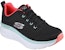 (W) Skechers D'Lux Walker 'Hitam Hijau Retro Klasik' 149368-BKMN