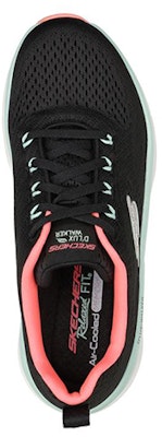 (Women) Skechers D'Lux Walker 'Classic Retro Black Green' 149368-BKMN Shop (Women) Skechers D'Lux Walker 'Classic Retro Black Green' 149368-BKMN