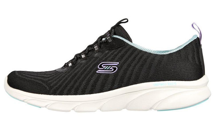(Women) Skechers D'lux Walker 'Comfort Sport Casual Black and White' 104340-BKW