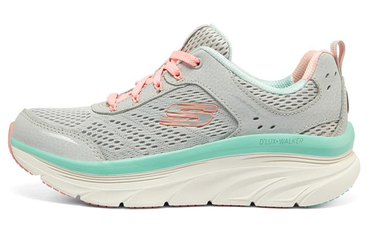 (Women) Skechers D'Lux Walker 'Grey Pink' 149023-GYCL