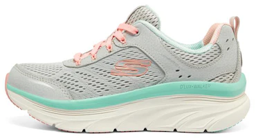 (Women) Skechers D'Lux Walker 'Grey Pink' 149023-GYCL (Women) Skechers D'Lux Walker 'Grey Pink' 149023-GYCL