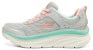 (W) Skechers D'Lux Walker 'Kelabu Merah Jambu' 149023-GYCL