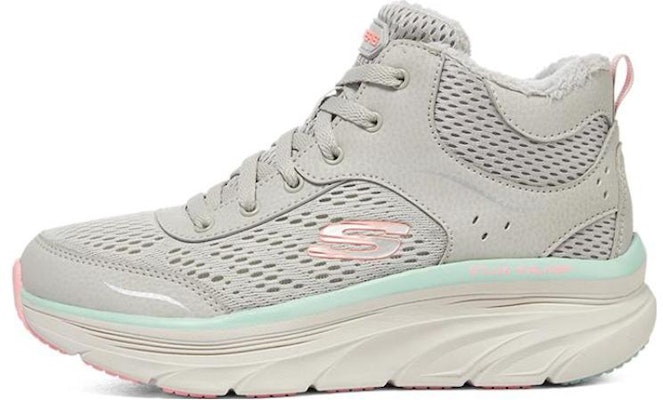 (Women) Skechers D'Lux Walker 'Grey Shock-Absorbing Mid-Top' 167316-GYMN Buy (Women) Skechers D'Lux Walker 'Grey Shock-Absorbing Mid-Top' 167316-GYMN