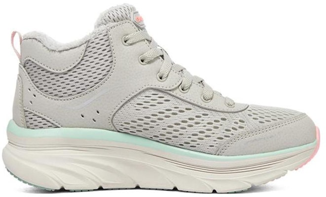 (Women) Skechers D'Lux Walker 'Grey Shock-Absorbing Mid-Top' 167316-GYMN Order (Women) Skechers D'Lux Walker 'Grey Shock-Absorbing Mid-Top' 167316-GYMN