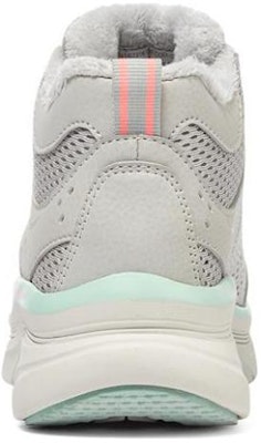 (Women) Skechers D'Lux Walker 'Grey Shock-Absorbing Mid-Top' 167316-GYMN Shop (Women) Skechers D'Lux Walker 'Grey Shock-Absorbing Mid-Top' 167316-GYMN