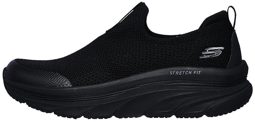 (Women) Skechers D'lux Walker 'Pure Black' 149128-BKN Buy (Women) Skechers D'lux Walker 'Pure Black' 149128-BKN