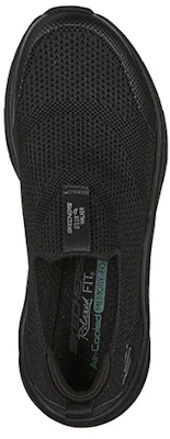 (W) Skechers D'lux Walker 'Hitam Murni' 149128-BKN Shop (W) Skechers D'lux Walker 'Hitam Murni' 149128-BKN