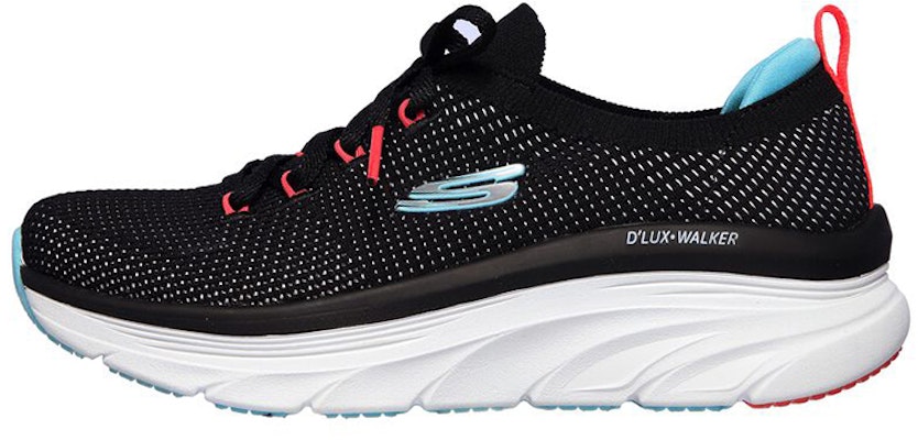 (Women) Skechers D'Lux Walker 'Refreshing Mood Black Blue' 149311-BLK Buy (Women) Skechers D'Lux Walker 'Refreshing Mood Black Blue' 149311-BLK