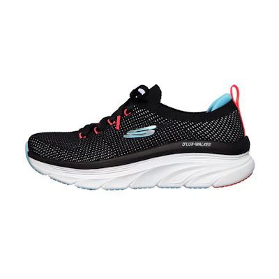 (W) Skechers D'Lux Walker 'Refreshing Mood Black Blue'