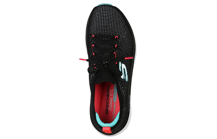 Shop (Women) Skechers D'Lux Walker 'Refreshing Mood Black Blue' 149311-BLK