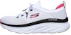 (W) Skechers D'Lux Walker 'Refreshing Mood Putih Hitam Merah Jambu' 149311-WBK