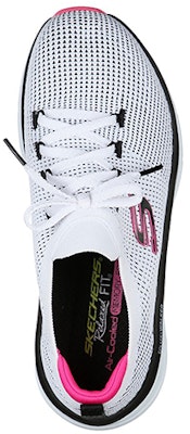 (Women) Skechers D'Lux Walker 'Refreshing Mood White Black Pink' 149311-WBK Shop (Women) Skechers D'Lux Walker 'Refreshing Mood White Black Pink' 149311-WBK