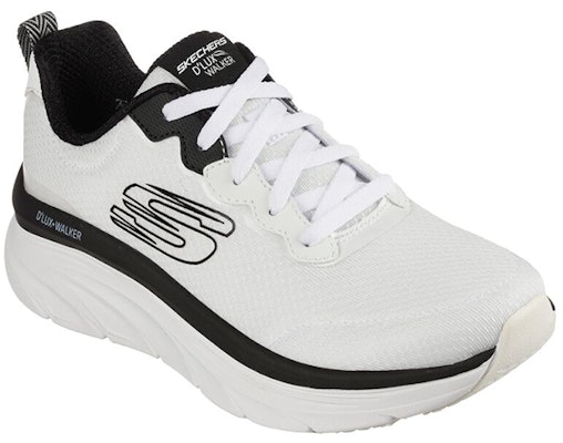 (Women) Skechers D'lux Walker 'White Black' 149319-WBK Order (Women) Skechers D'lux Walker 'White Black' 149319-WBK