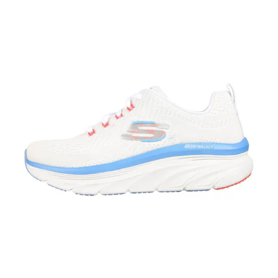 (W) Skechers D'Lux Walker 'White Blue'