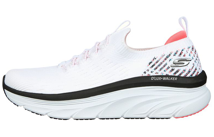 (Women) Skechers D'lux Walker 'White Low-Top Casual' 149356-WBPK