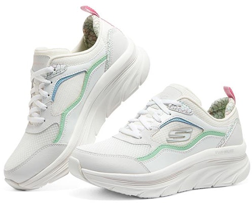 (W) Skechers D-Lux Walker 'Putih' 896059-WMLT Lookbook (W) Skechers D-Lux Walker 'Putih' 896059-WMLT