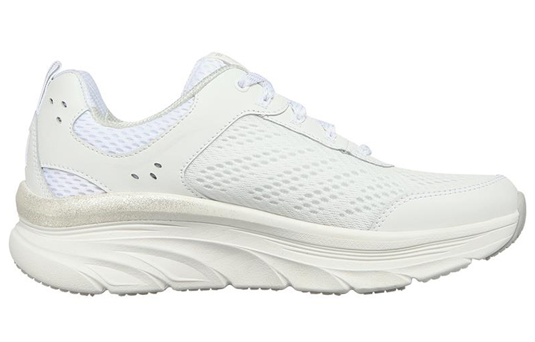 Order (Women) Skechers D'Lux Walker 'White Silver' 149337-WSL