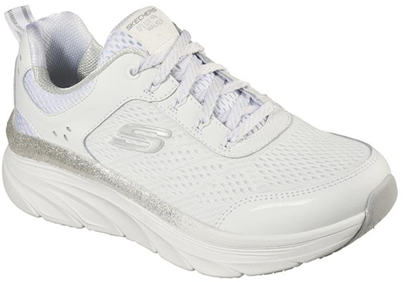 (Women) Skechers D'Lux Walker 'White Silver' 149337-WSL Lookbook (Women) Skechers D'Lux Walker 'White Silver' 149337-WSL