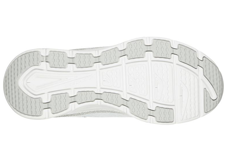 Purchase (Women) Skechers D'Lux Walker 'White Silver' 149337-WSL