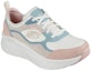 Lookbook (W) Skechers D Lux Walker Kasut Kasual Biru/Pink/Putih 149357-OFPK
