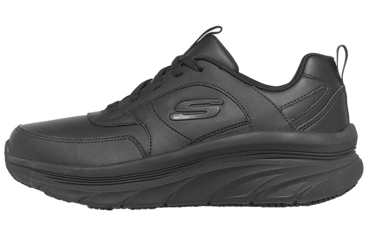 (Women) Skechers D Lux Walker SR 'Black' 108018-BLK