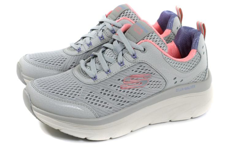 Order (W) Skechers D'Luxe Walker 'Confort Absorbente Resistente Plata Rosa Baja Casual' 149023-LGCL