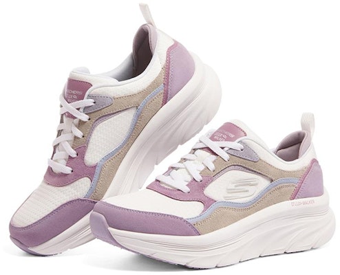(W) Skechers D Lux Walker-New Moment 'Putih Pink' 149357-WPR Lookbook (W) Skechers D Lux Walker-New Moment 'Putih Pink' 149357-WPR