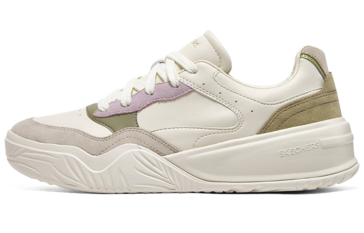 (Women) Skechers Denali Shoes 'White Green Purple' 185022-OWBR