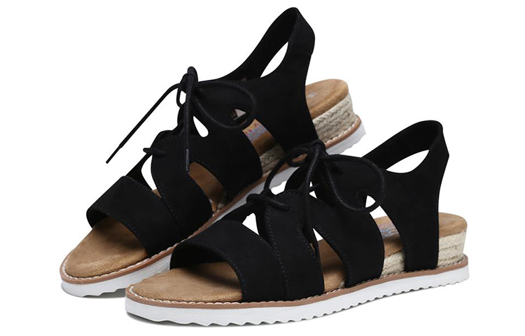 Lookbook (W) Skechers Desert Kiss ''Zwart'' 731444-BLK