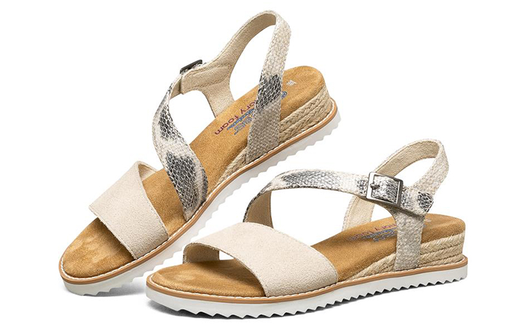 Lookbook (W) Skechers Desert Kiss ''Grijs Zilver'' 113004-NAT